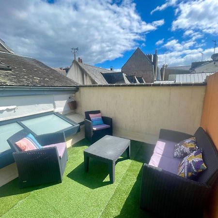 Charmant Appartement Avec Terrasse Entre Centre-Ville Et Plages De Concarneau Exteriér fotografie